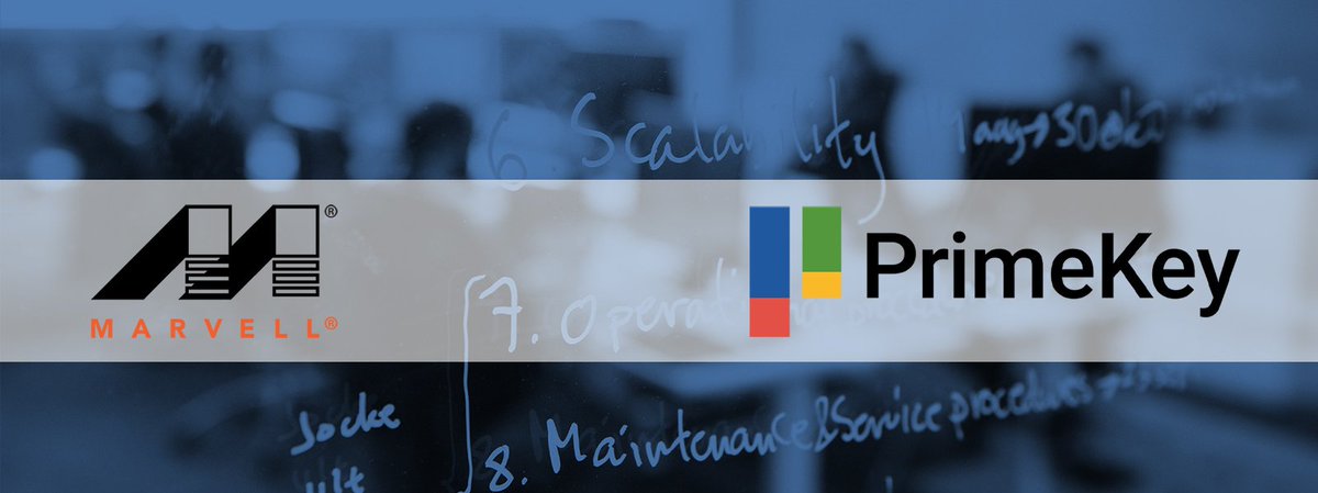 KeyfactorComm's tweet photo. PrimeKey and @marvellsemi in collaboration for #Cloud #PKI and #CloudHSM

https://t.co/Nb6jl8pwsP https://t.co/nr7Td4SytN
