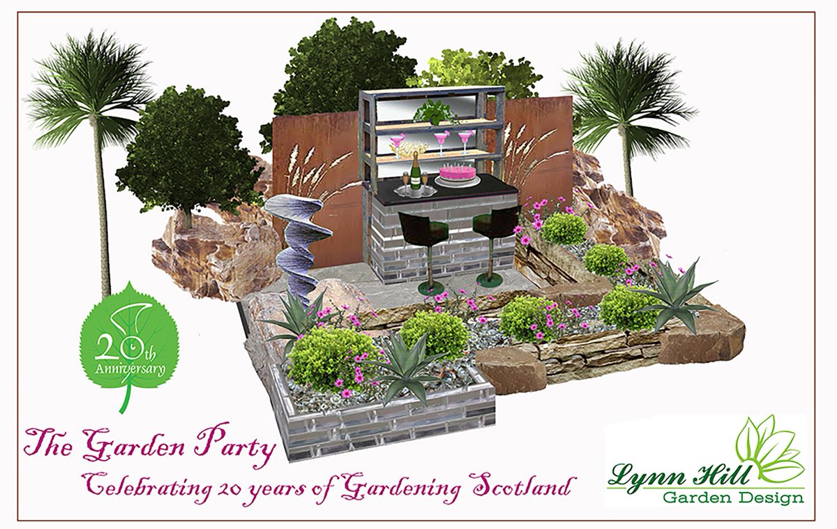 LynnHGardenDes's tweet photo. Shhh, It's a secret, but you are all invited. We're celebrating 20 Years  of Gardening Scotland and we're doing it in style!  https://t.co/SAZavL9mCx  @GardenScotland @rossodotto @CEDNaturalStone @secretherbgarde  @BALI_Landscape @JParkerSculptor @WaterGemsAlba https://t.co/SUovx6mPSj
