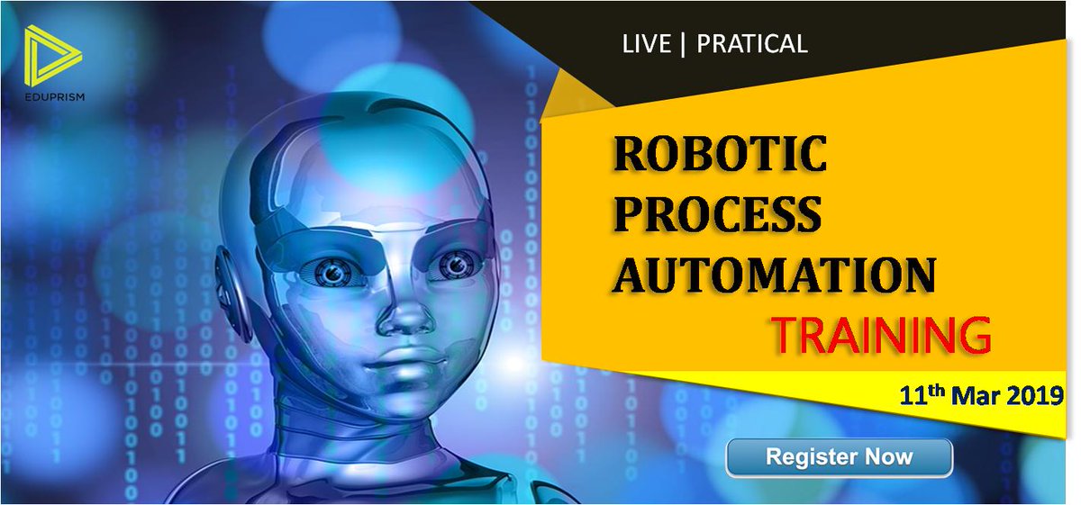 eduprismco's tweet image. RPA is easy to understand and implement ,because of this majority of the fresh graduates and technical people opt for rpa.
Register Now for RPA Course Training: goo.gl/XgDCPP
100% Job Placement Training Program.
#RPAtrainingBangalore #RoboticProcessAutomationTraining