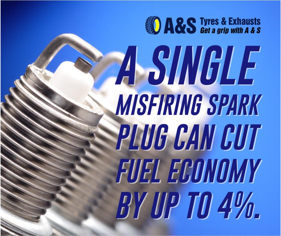 It may not sound like a lot, but over time a 4% reduction in #fuel #economy will make a serious difference to the #expense of running a #car (...&amp; not in a good way)!
#AandSTyres suggest regular #SparkPlug #checks to keep your already #expensive fuel costs down!
#FuelEconomy #van