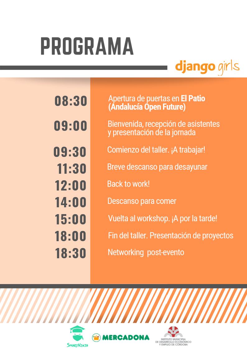 DjangoGirlsODB's tweet image. ¡Buenos días! Arrancamos la semana con la programación para este sábado. Además:

📌 El evento se realizará en el centro de crowdworking #ElPatio de @OpenFuture_And en Córdoba
 
📌 IMPORTANTE: No olvidéis confirmar vuestra asistencia en el correo de confirmación ✔️

Check it out!