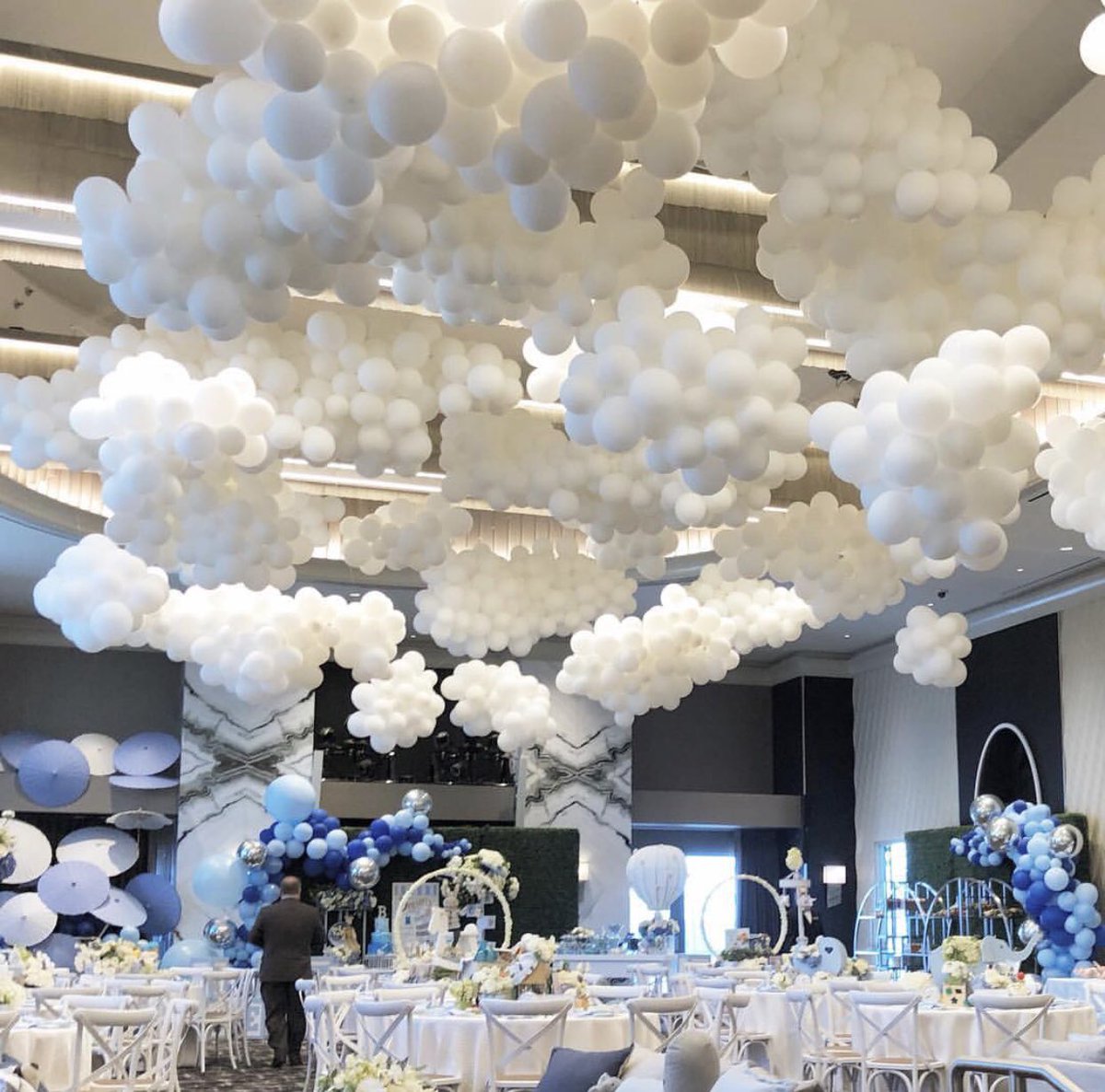 planningforyou1's tweet photo. Baby shower that we planned on Saturday 💙👶🏼 #blue #boy #baby #babyshower #detail #design #eventplanner https://t.co/ltkPPeAlJx