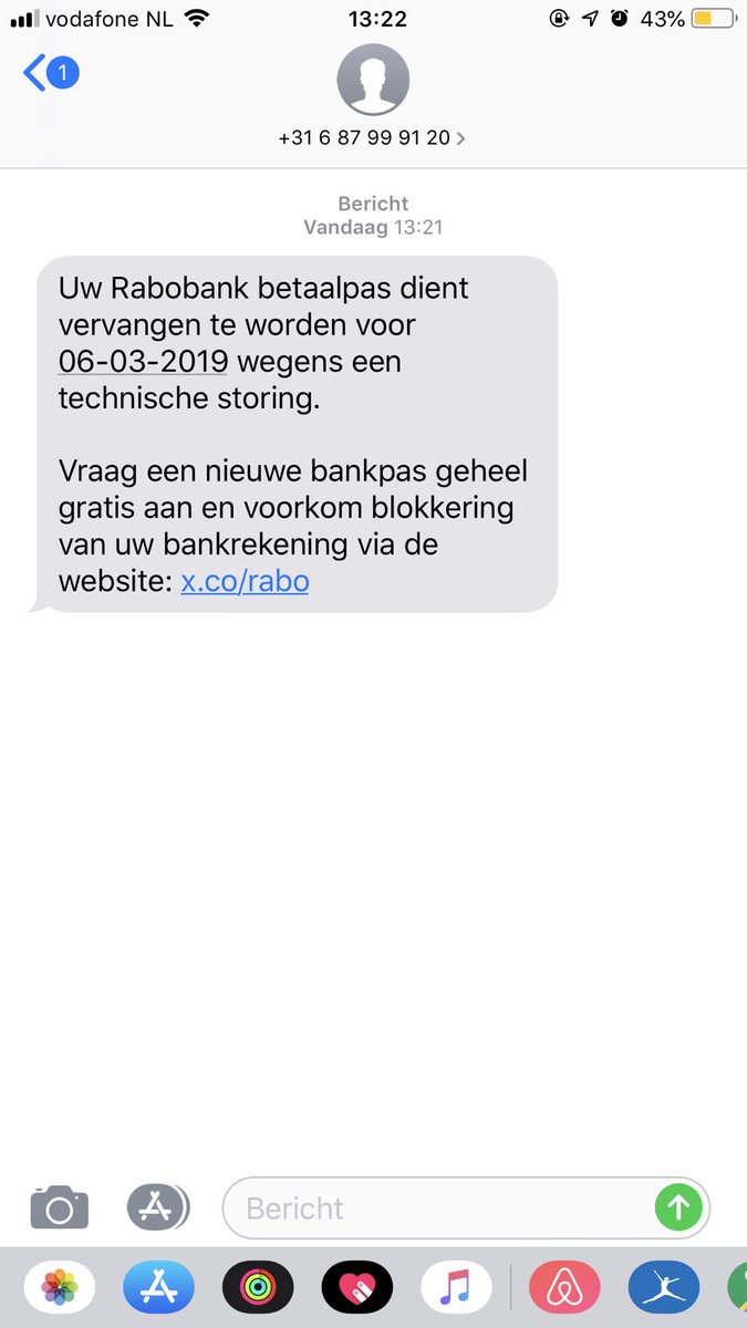 Even benieuwd of het is wat ik denk dat het is @RaboGraafschap <a href="/Rabobank/">Rabobank</a> #melding #spam #oplichters ?