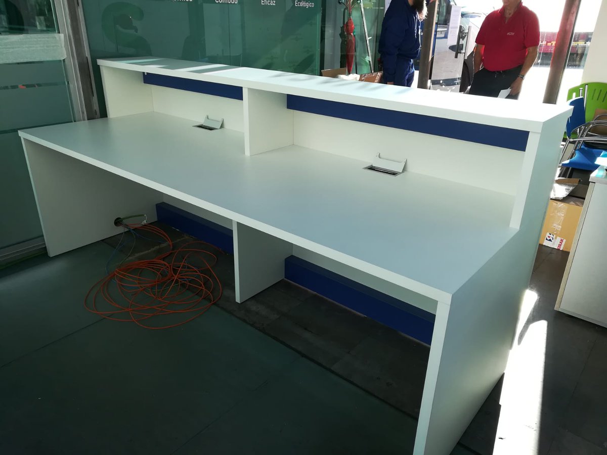 SpacioVa's tweet photo. 🆕 Terminada la instalación y el montaje 🔧 del mostrador y archivos en la oficina de @AuvasaVLL (Plaza Zorrilla) 🚌👌
#ProyectoSpacio
#EnjoyYourWorkSpace
#Spacio https://t.co/3qrJAHzDfZ