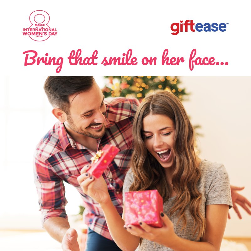 A woman's smile is her best ornament. 
So what are you planning to bring that wonderful smile on her face?

#Giftease brings you a wholesome range of gifts for your special lady..

Click bit.ly/2TdSmXs shop now!

#WomensDay2019 #WomensDayGifts #HappyWomensDay