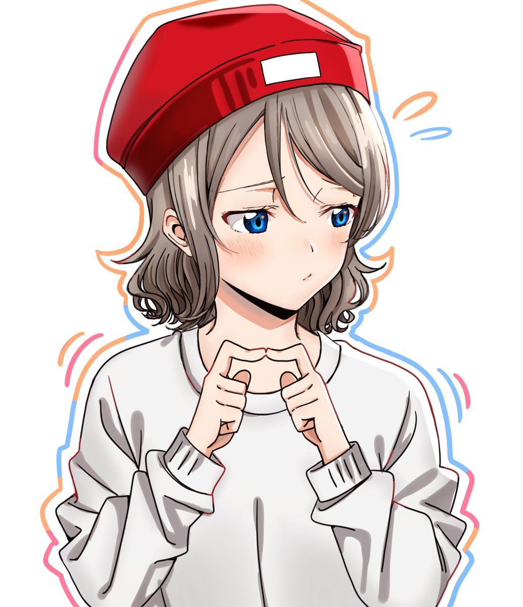 渡辺曜 「⚓️꼼지락)) 」|Ojomu / おぞむのイラスト