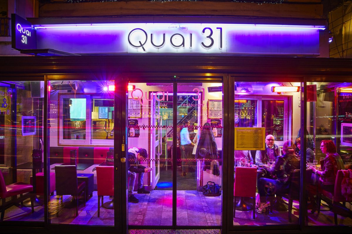 Quai 31, 31 Quai du Dr Gailleton, 69002. 20/25 euros. Plats énormes et mojito de 1/2/3 litres à partager  restaurant qui fait aussi soirée jusqu’à 3h/4h