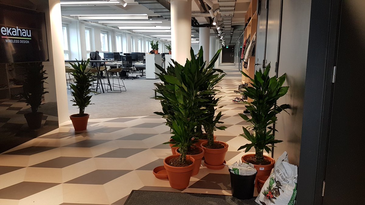 It seems that <a href="/ekahau/">Ekahau</a> has started a side business selling plants and pots.