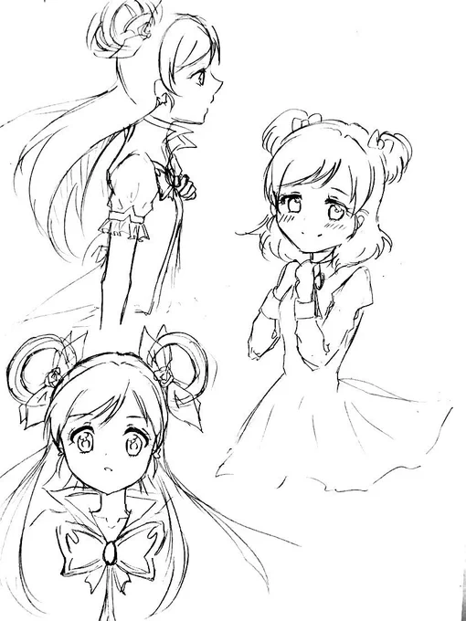 昨日描いてた落描き 