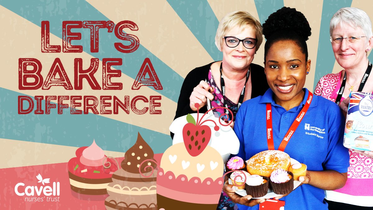 CavellCharity's tweet photo. 😍🍰 LAUNCH DAY 🍰😍
Calling all #nurses and #midwives!
#RaiseYourWhisks and host your bake sale in the week from Midwives' Day to Nurses' Day this MAY to help nursing staff in crisis.
Get your FREE kit with special @DrOetkerBakes treats: https://t.co/VvUyfVk7Kq
#IND2019 #NHS https://t.co/4GqS0g6eTg