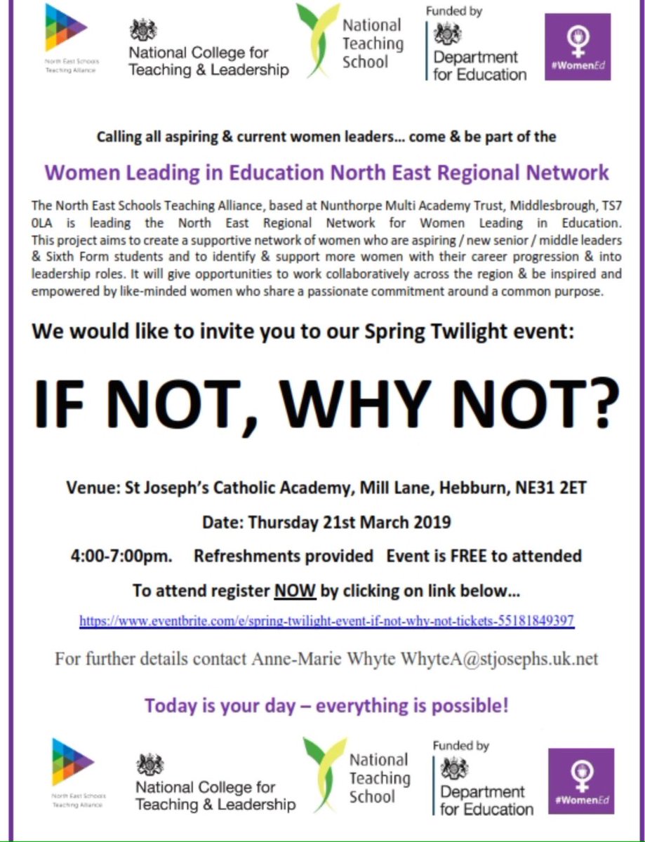 WomenEd North East tweet media