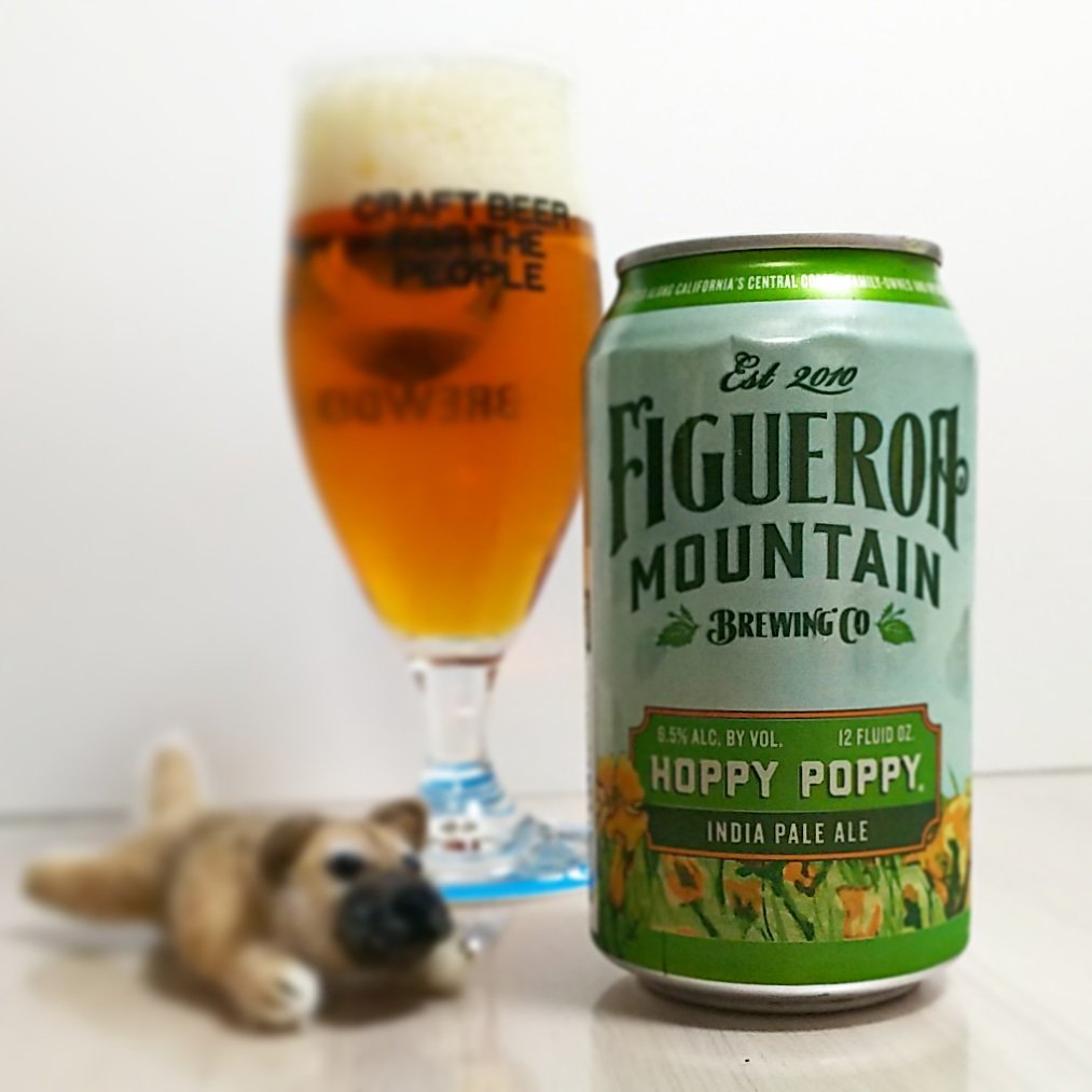 yCrossroads1's tweet photo. 🇺🇸FIGUEROA MOUNTAIN BREWINGのHoppy Poppy(6.5%)
📝色は淡い銅色。アタックはトロピカルで仄かなホップ香。飲み口はフルーティーな柑橘香が優しく香る。ビターは中程度で、モルト感は余韻の中に若干感じられる。バランスがとても良く、IPAの入門編。
#figueroamountain #ビアスタグラム https://t.co/MOkEYFJb89