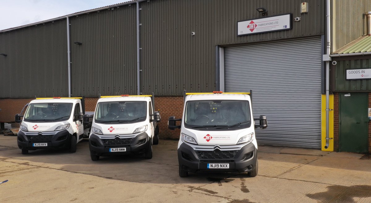 Say Hello to our new site vans.
Never again will they be so clean!!