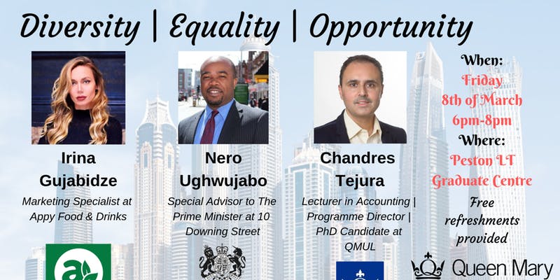 qmbes's tweet photo. QMBES in collaboration with @sbmqmul and @qmakpsi will be hosting an event on Diversity and Equality, equipping YOU, our audience with a firm knowledge on this field! Register below ASAP! 
https://t.co/q2gSlM1GQ6 https://t.co/hjJJbZYScp