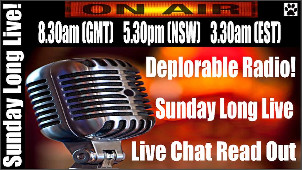 WatchMsm's tweet photo. "Sunday Long Live" Radio!

Live All Day Every Sunday Starting At The Times Below.

5am EST 
10am GMT 
9pm NSW 
Check out our Website for more info
-->  https://t.co/J43YQjsmVm   

#liveradio #sundaylonglive #radio #sundaylongliveradio #gag #girlsagainstglobalism  #watchmsm https://t.co/jLVGWV0ibL
