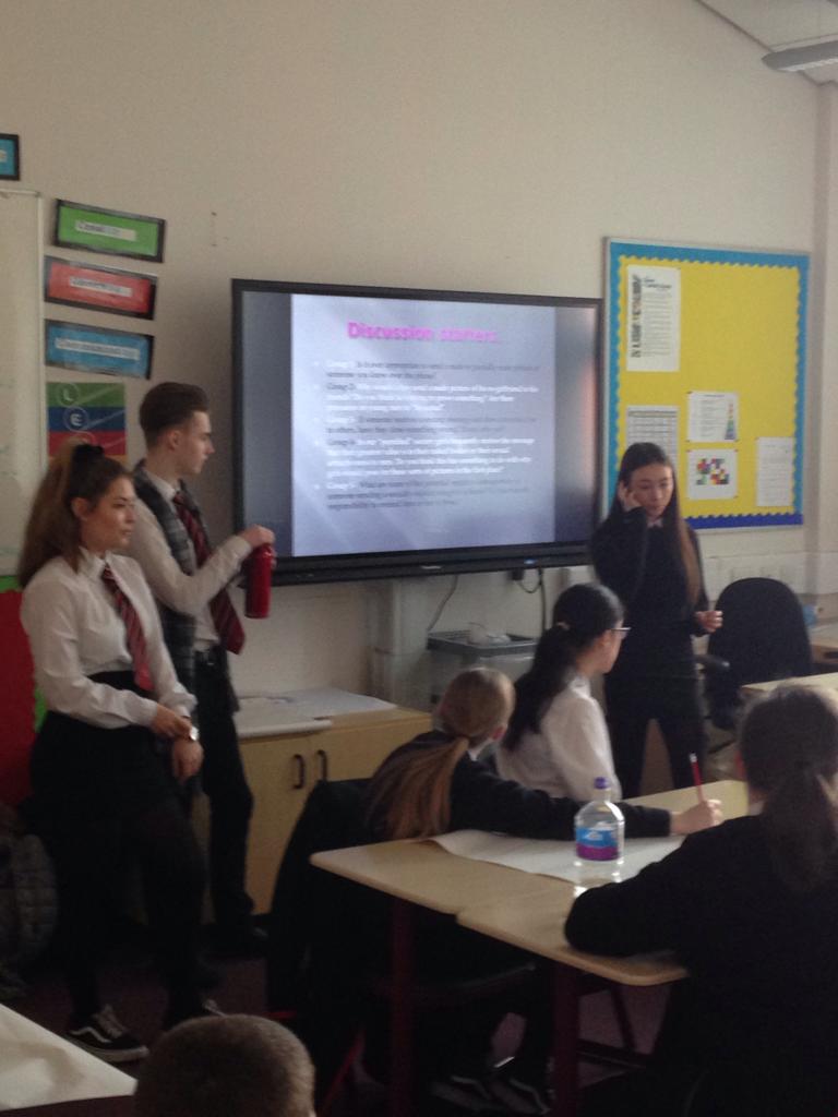 StJoAcadMVP's tweet photo. Our first MVP session with S1 today was a huge success

@EACHWBteam @AyrshireEPolice 
#makeadifference https://t.co/osCIP9octo