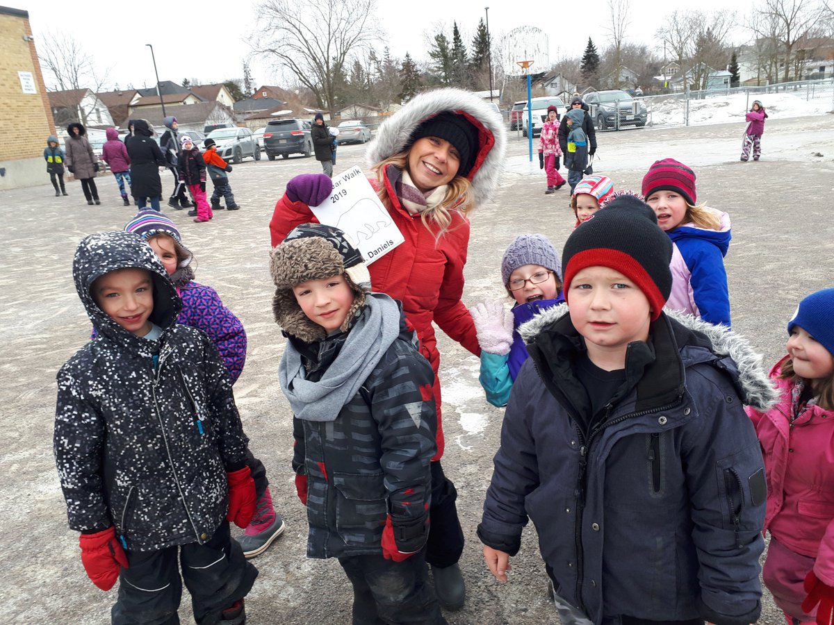 eco_pcb's tweet photo. @PC_dolphins accepted the #TMOWinterChallenge and got outside on a school wide scavenger hunt last week! #PolarBearWalk #FreshAir #TakeMeOutside https://t.co/NHNkOOSHpH
