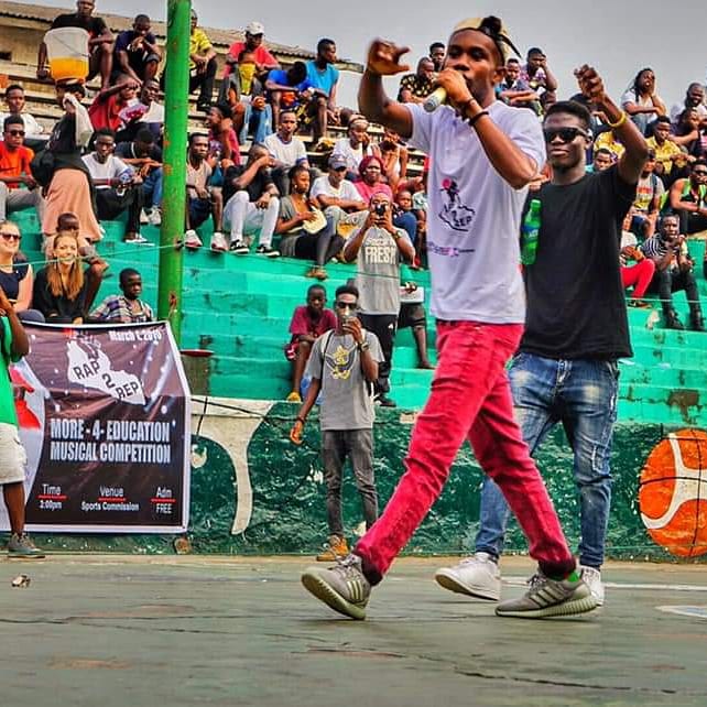 What an amazing finale to our latest #rap2rep campaign in #Liberia- using music to push for #accountability in #education. Thanks to @USAIDLiberia for the amazing support! #youth #change #opengov