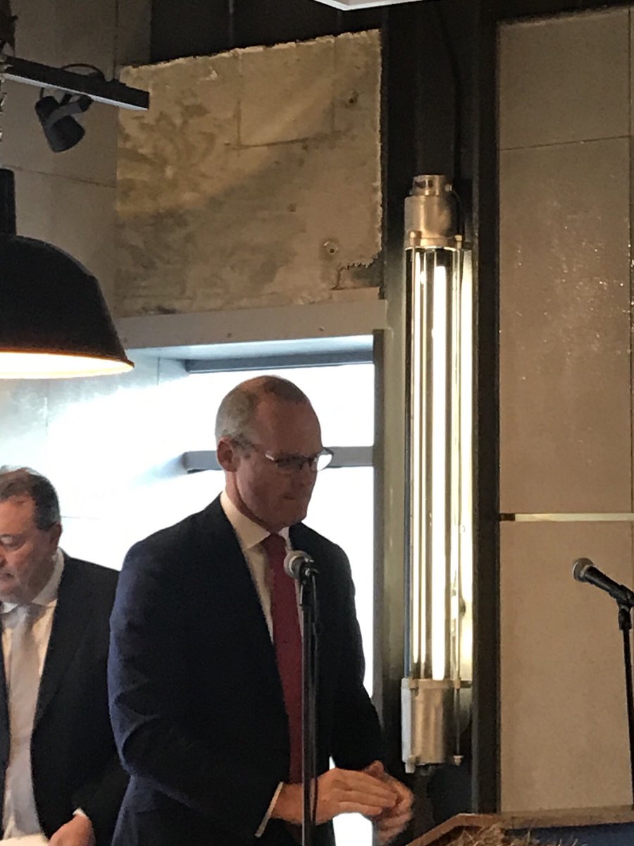 timbebb's tweet image. Tánaiste Simon Coveney officially opens the distillery  - great to see all the hard work by the team come together - a pleasure to work on this project with the Scully family et al #clonakiltydistillery #factioncollective