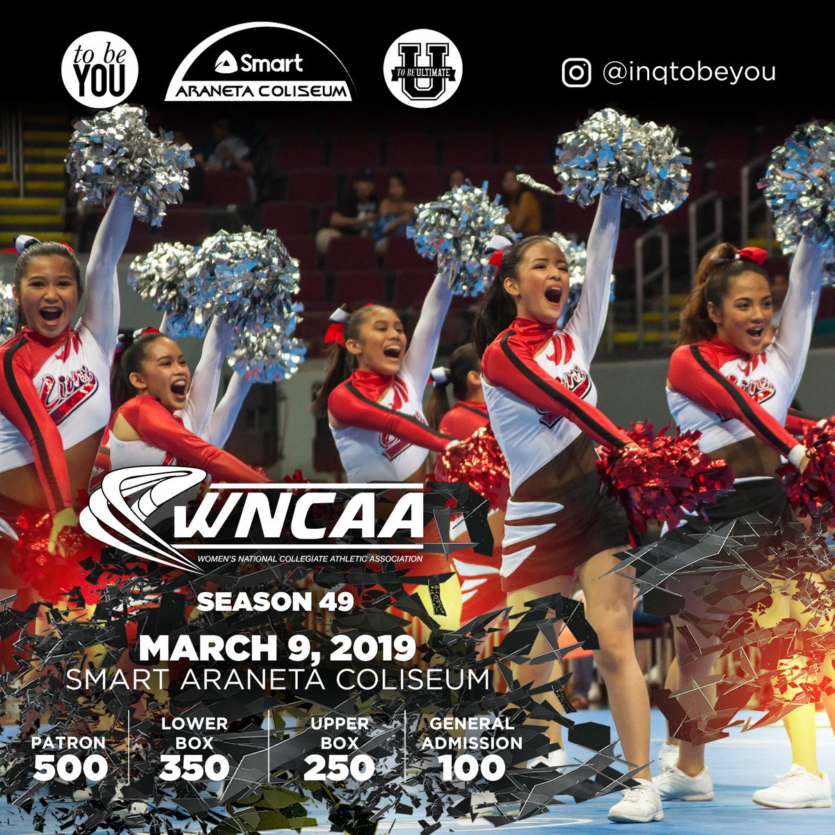 SBCADrumline's tweet photo. Fight for the Red and White 
#SanBedaAlabang #BedanCheerleader #ToBeYouWNCAA https://t.co/GWa2pxOKXt