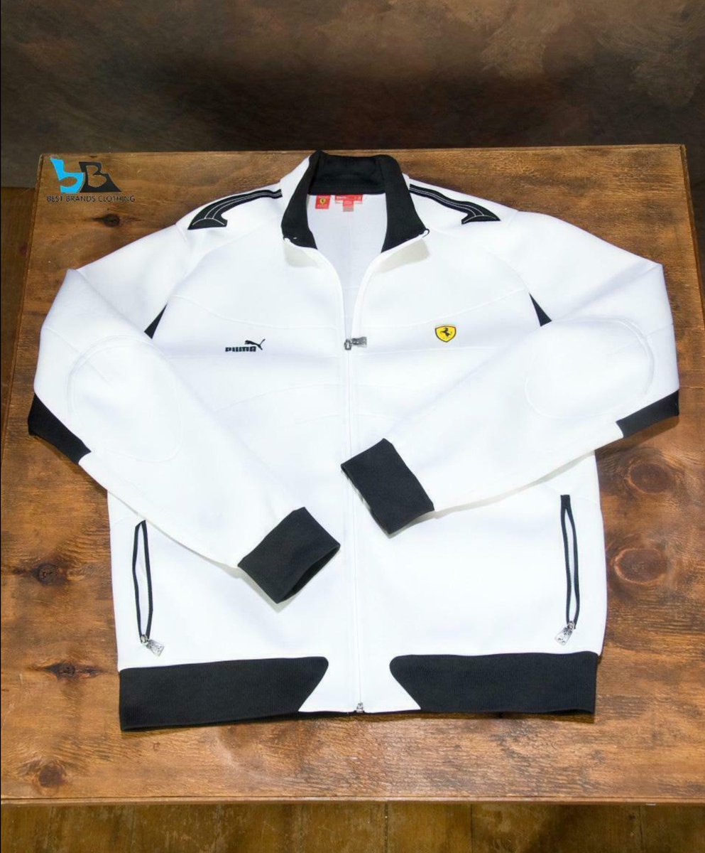 Check out Men's PUMA Ferrari Scuderia Full Zip OFFICIAL White