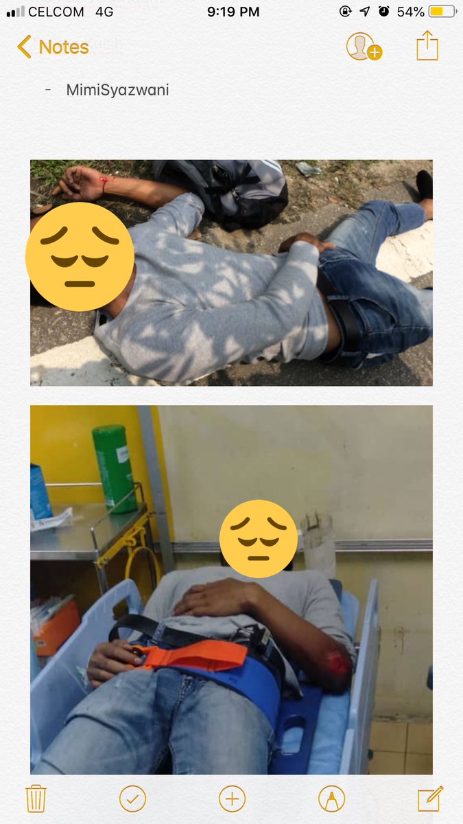 MimiSyazwani's tweet photo. Abang saya accident. Wang syarikat bernilai RM9ribu tunai telah dicuri. 

Selanjutnya saya jelaskan pada gambar. 

Mohon baik warga Twitter untuk Retweet tweet ini untuk membantu kami sekeluarga.

Dan doakan keadaan abang saya, Muhammad Azrul Affendy kembali pulih. https://t.co/cE613DVtzZ