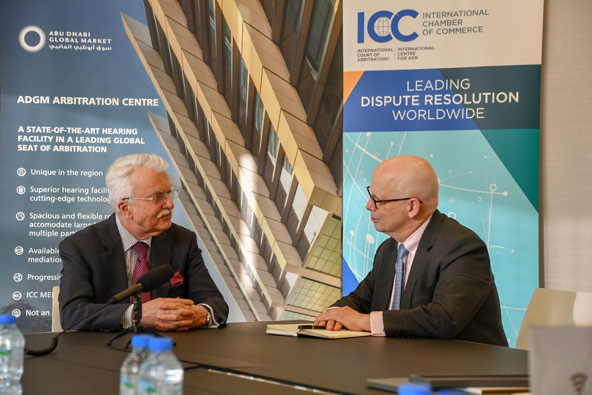 Joe Huse talks with Michael Schneider on specialized knowledge in the context of international #arbitration as part of the Newton Talks at the 7th #ICCMENA conference organized by <a href="/ICC_arbitration/">ICC Arbitration</a>