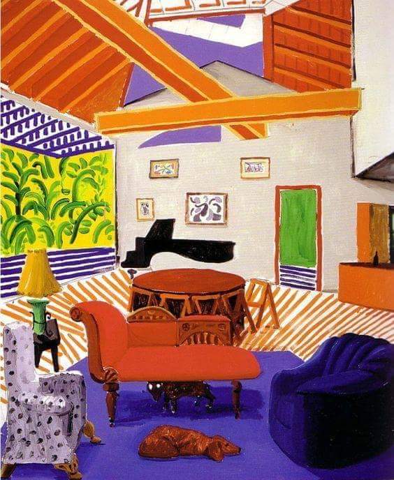 dinamittEros's tweet photo. David Hockney. Interior https://t.co/wIiGCQ4JHJ