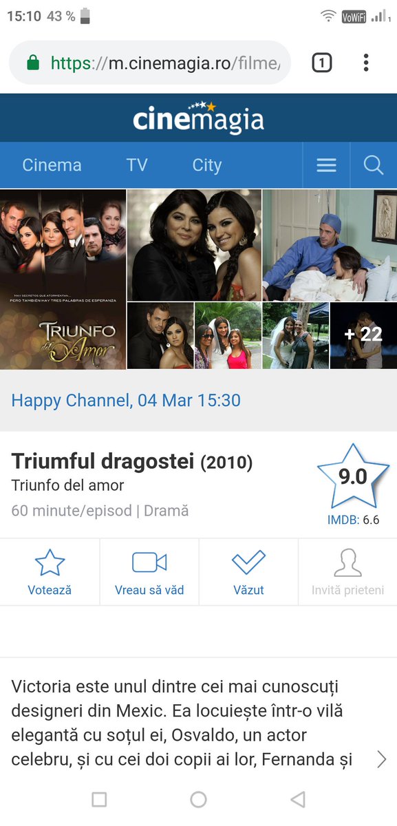 rozalia___'s tweet photo. Mi eterna Bernarda💓 @DanielaRomoWeb de la mano  con los #Grandes de las telenovelas  @victoriaruffo31 &amp; @willylevy29  regresan en la pantalla chica de rumania...de esta vez por #HappyChannel ...#DePie💓💓💓 https://t.co/aOF0zylt6I