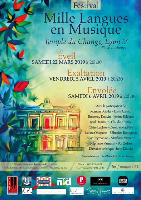 baroquealyon's tweet photo. Un nouveau dans le paysage lyonnais : le Festival Mille Langues en Musique ! 
Vous y trouverez quelques notes de musique baroque... :) 
Bénéfices reversés à l'association Tombée du nid !
@JohnDauvin #festival #Lyon https://t.co/hOhBdBfoUI