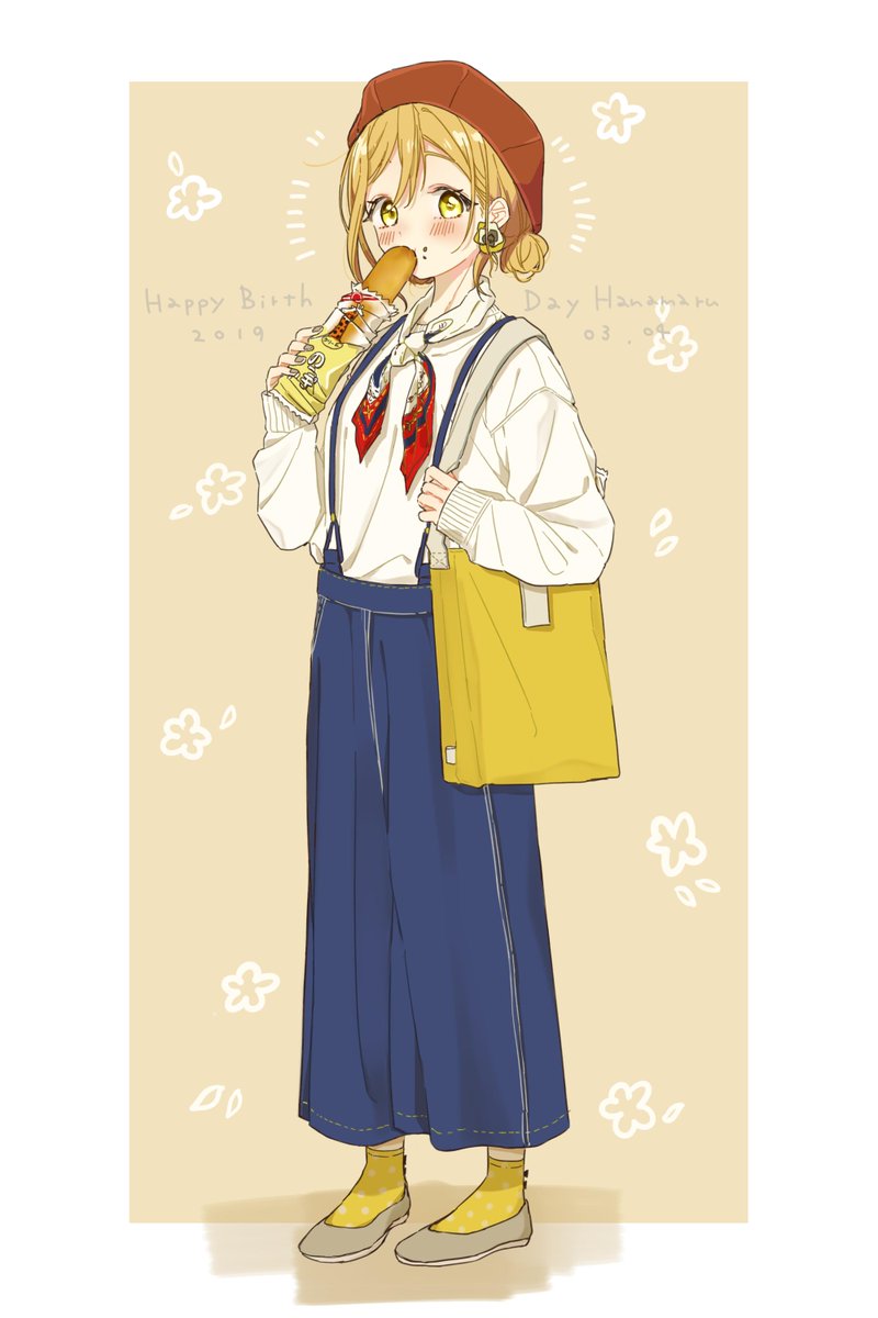 「改めて、花丸ちゃんおめでとずら～!!✽✽ #国木田花丸生誕祭2019 」|屋ののイラスト