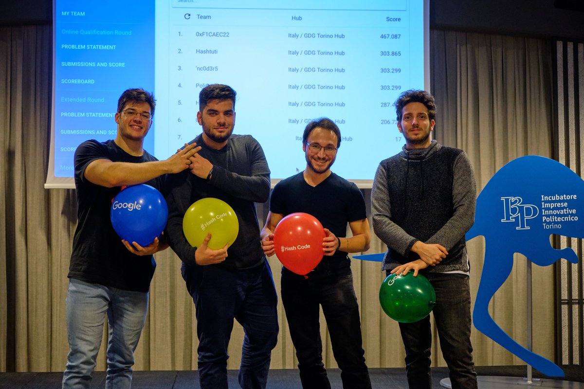 I3P_Torino's tweet image. Ecco le foto di #HashCode2019! #Coding, lavoro di squadra, resistenza: sono gli ingredienti essenziali per la #Google Competition più attesa dell'anno!
Congratulazioni a tutti i partecipanti!
Grazie ai ragazzi del @gdgtorino
