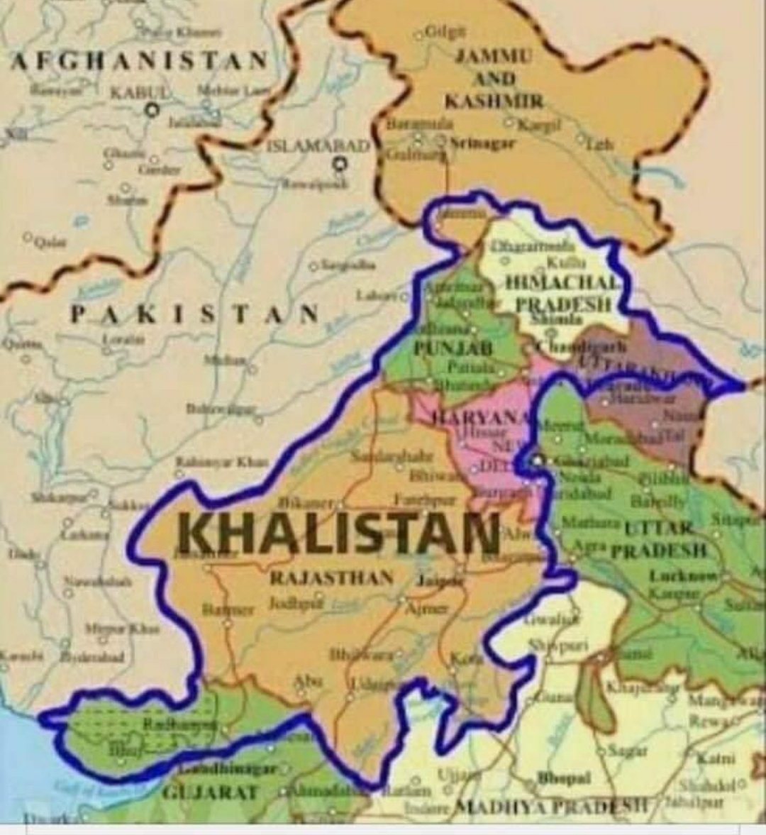 مودی کی گیدڑ بھبکیوں کے بعد سکھ برادری نے اپنا نقشہ جاری کیا ہے
جو بھی اس کیساتھ ہے، اسکو شئیر کریں

تا کہ بھارت کو برنال لگانے کا موقع بھی نہ ملے