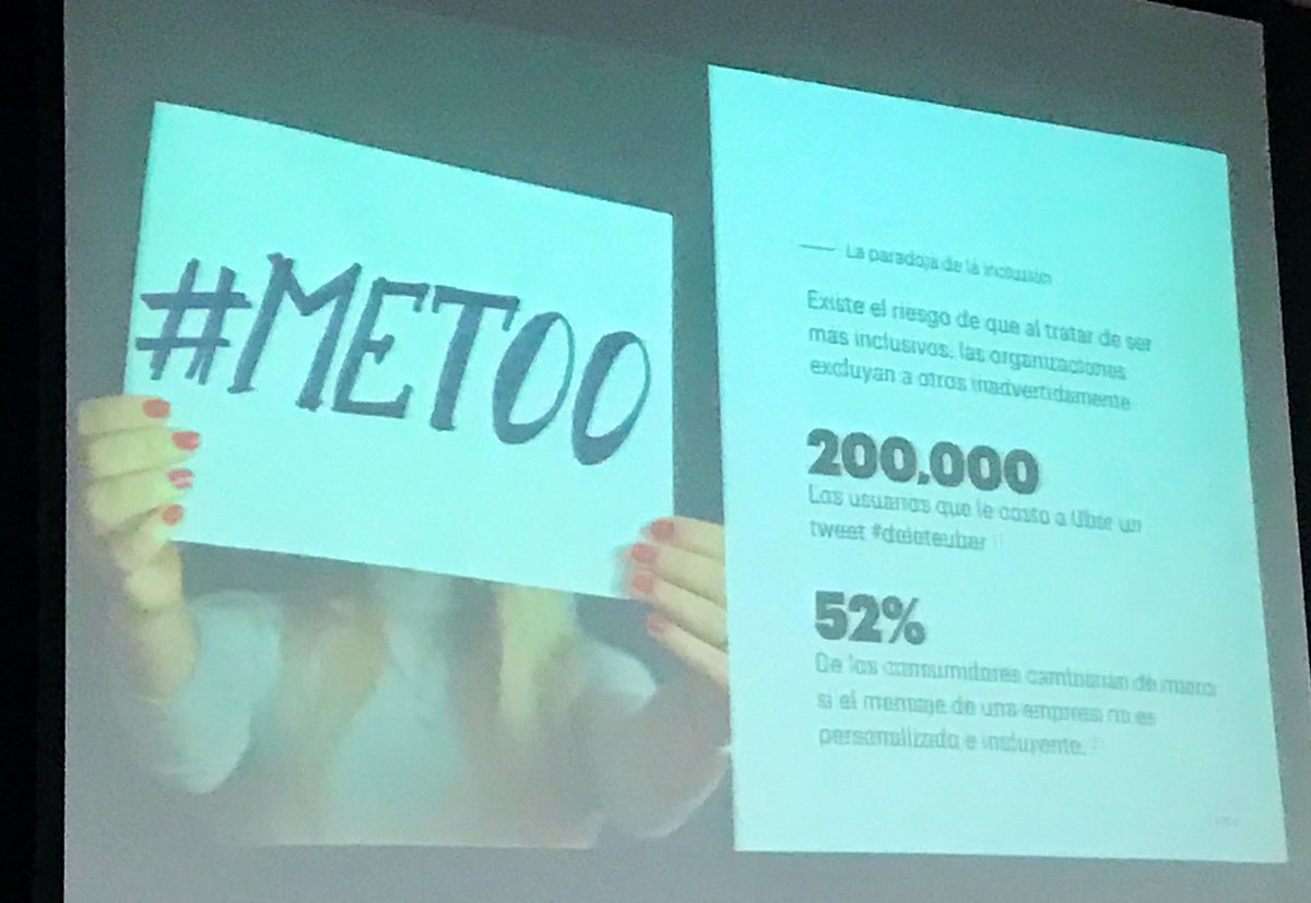 herlency's tweet photo. “La paradoja de la inclusión”
Ya no basta con personalizar o adaptar el mensaje... se trata de romper la paradoja de la inclusión, se quiere individualizar la interacción
#Fjordtrends en @Ruta_N con @Accenture_CO
#4revolucion #CeibaUX #EstudioID @CeibaSoftware #servicedesign https://t.co/lLlUEXpK77