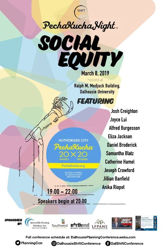 PechaKuchaHFX's tweet photo. We are only 4 nights away from VOL.28 of PechaKucha Halifax. The Dalhousie Shift Planning Conference has been working hard to make this social networking event both educational and entertaining! @PlanningCon We hope to see you there https://t.co/lqVzWAIIXv