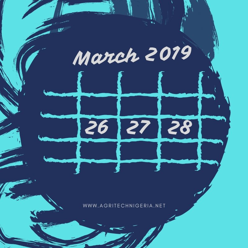 AgritechNig's tweet photo. The days that'd matter in the new month of March - The month of #AgritechNig2019 
Registration still open - https://t.co/FintYcQjCd  #MondayMotivation #HNM #AgriTech #HappyNewMonth  #mondaythoughts  #HappyNewWeek https://t.co/j4CL6GMFvX