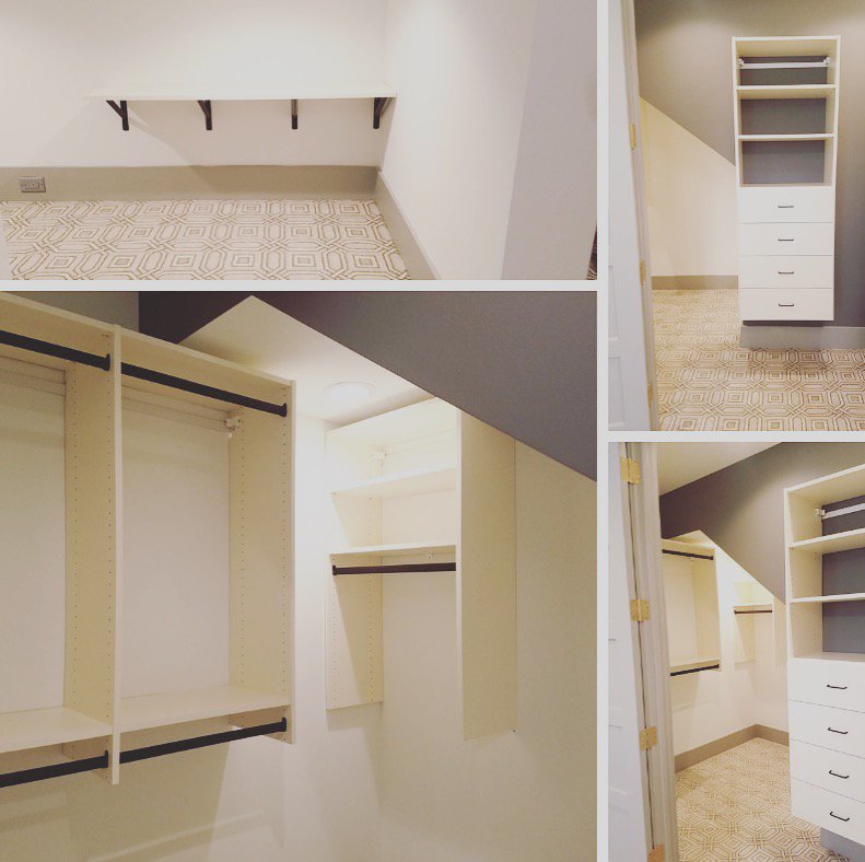ClosetsForLife's tweet photo. "Opening up your closet should be like arriving at a really good party where everyone you see is someone you like." - Amy Collins
#customcloset #closetsystem #homeorganization #mondayinspiration https://t.co/XOjtDcXz1x