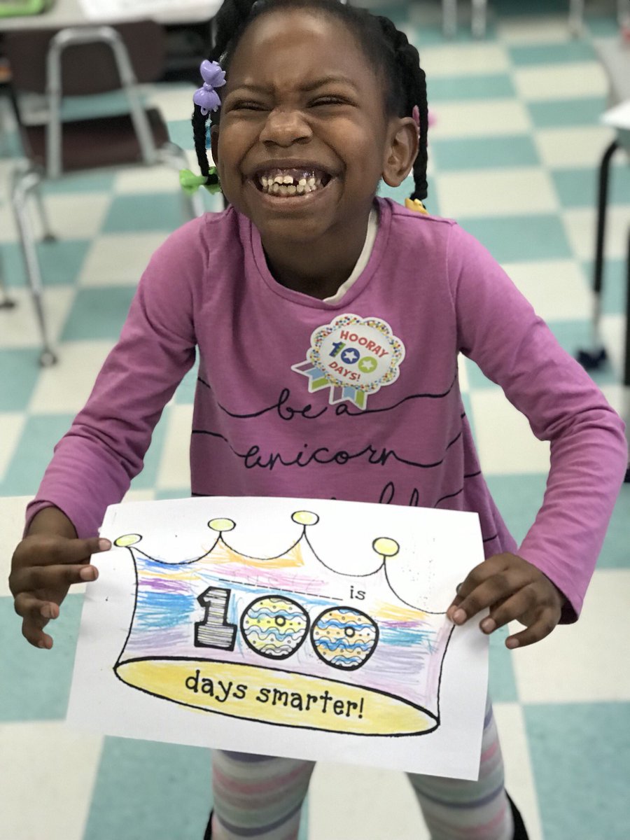 MissHardin2's tweet photo. Happy 100th Day of School! https://t.co/v80Z2eERGb