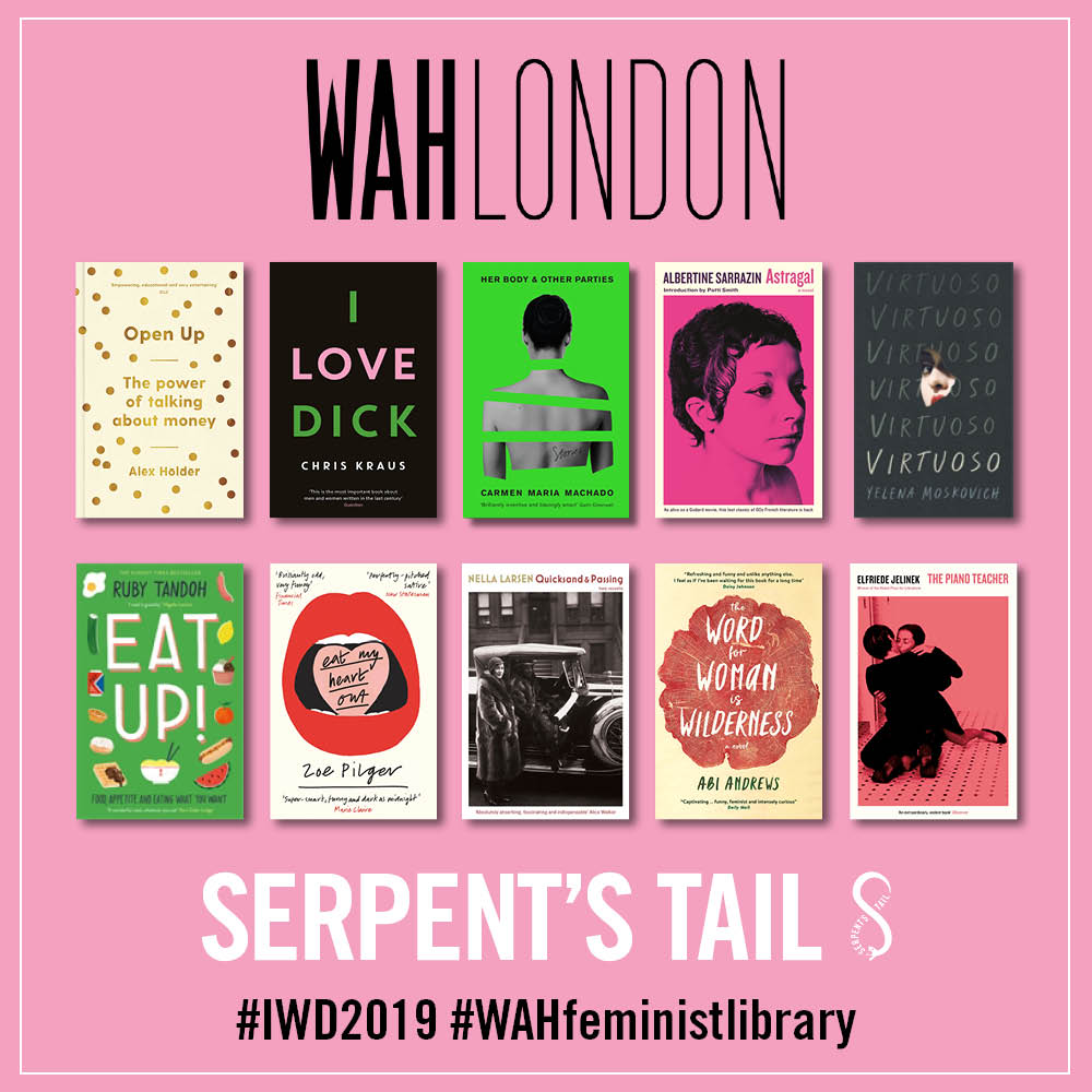We couldn't be more excited to be partnering with the incredible <a href="/WAHNAILS/">WAH Nails</a> for #IWD2019. Head down to the Soho store to get your nails done &amp; read amazing feminist writers including @carmenmmachado, @rubytandoh, @abiandrews_, <a href="/yelenamoskovich/">Yelena Moskovich</a>, <a href="/AlexandreHolder/">Alex Holder</a> &amp; #ChrisKraus 💅📚