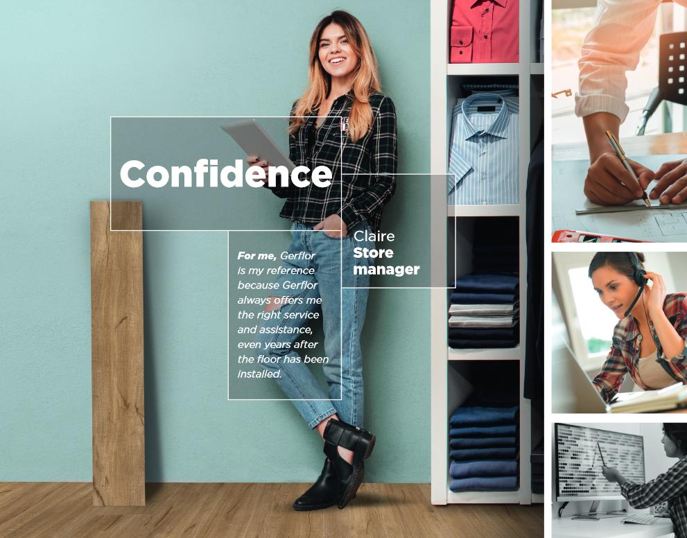 GerflorUK's tweet photo. "For me, Gerflor is my reference because Gerflor always offers me the right service and assistance, even years after the floor has been installed." - Claire, Store Manager. Find out more about our Creation #LVTFlooring! 
https://t.co/IxG7PevDg5 #myReference https://t.co/oAvjrU02Gr