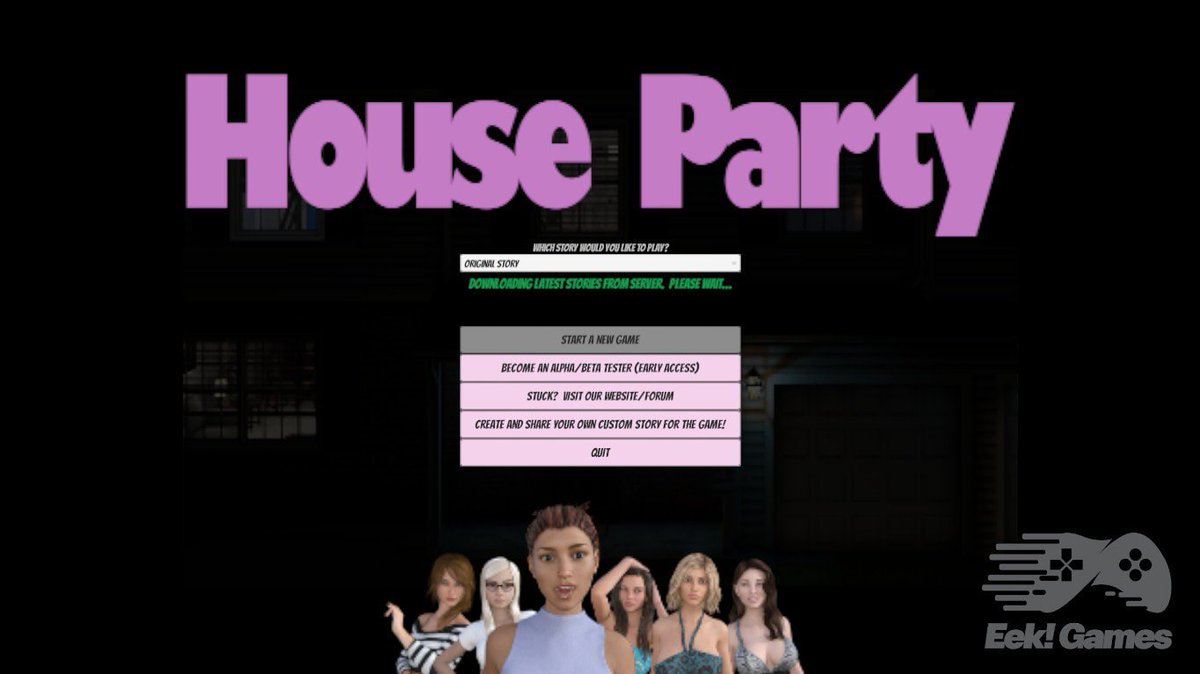 How to download house party custom stories mokasintwo