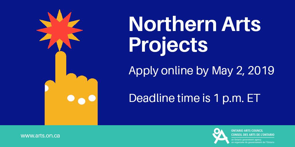 Northern Arts Projects is now open for online applications. Log onto Nova to begin the process! ow.ly/2Dic50mpQMV