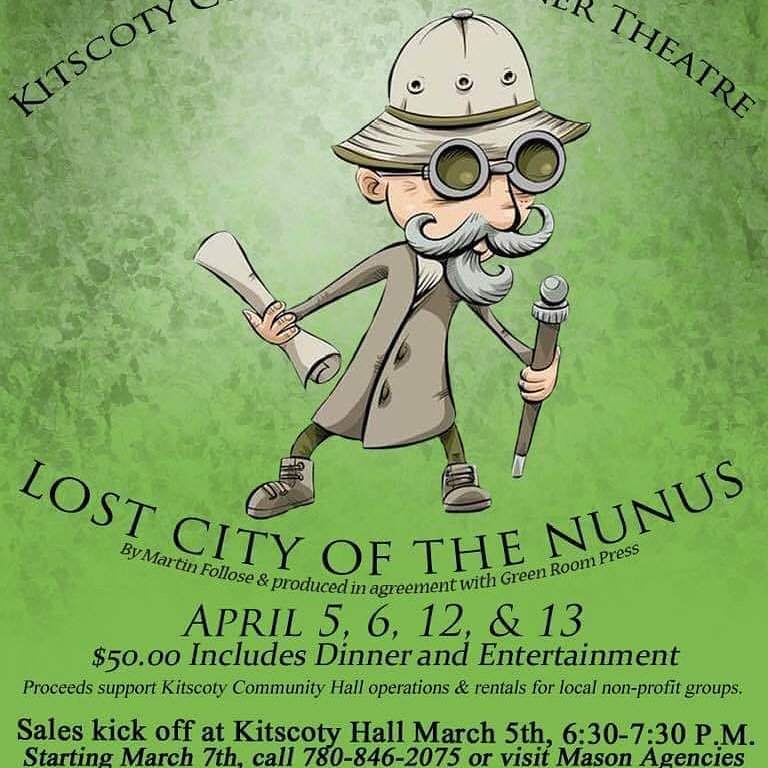 KitscotyHall's tweet photo. Get your tickets March 5th at the hall at 6:30pm https://t.co/z2TqFZ4KDY