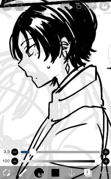 可愛く描けたけど被せて描いて消えちゃうから置いとく 