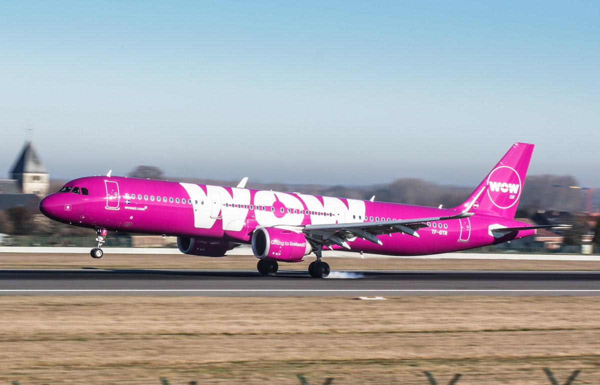 What do you think of this beautiful <a href="/wow_air/">WOW air</a> <a href="/Airbus/">Airbus</a> A321-200NEO? This #plane  with the registration TF-DTR landed in <a href="/BrusselsAirport/">Brussels Airport</a> last #sunday, on the 24th of February.