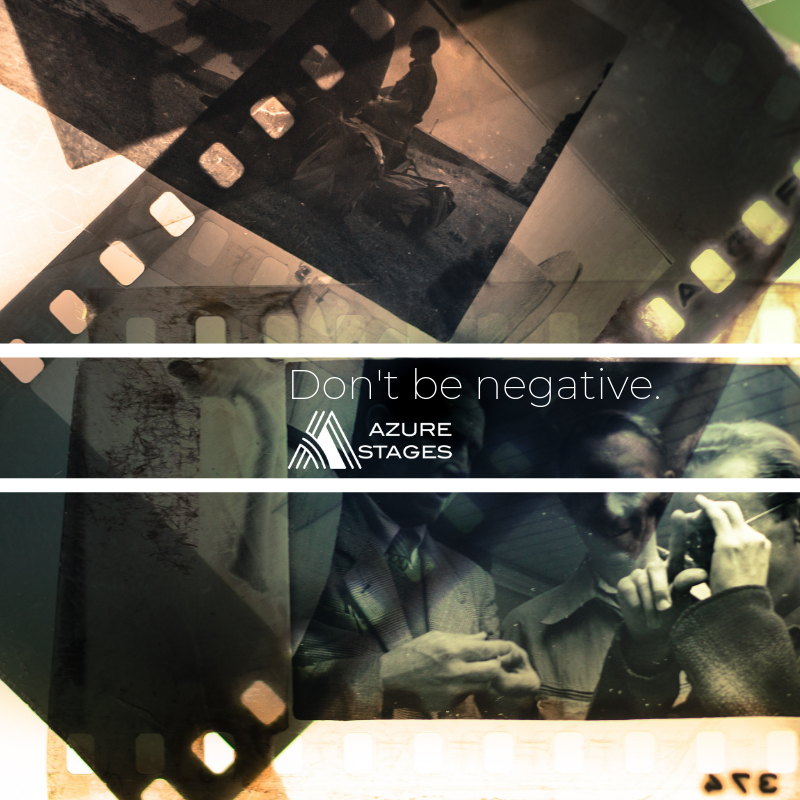 AzureStages's tweet photo. Don’t be negative. #Negatives #PhotographyPuns #AzureStages #Photography #Film #Filmmaker https://t.co/jfz2pKynNP