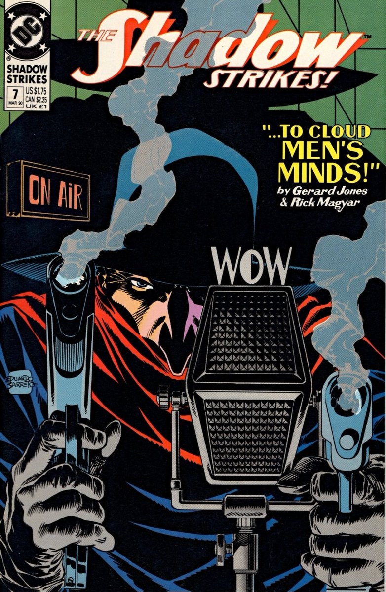 HFoh's tweet photo. To Cloud Men's Minds! The cover to The Shadow Strikes! # 7 by Eduardo Barreto.
#thecosmiccomicbookbroadcast #dccomics #theshadow #theshadowstrikes #eduardobarreto https://t.co/HW7JAGbolK