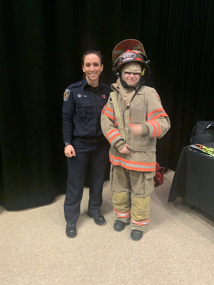 At the Young Women’s Summit with our leaders of tomorrow! <a href="/stgabrielhcdsb/">St Gabriel</a> <a href="/BramptonFireES/">Brampton Fire & Emergency Services</a>