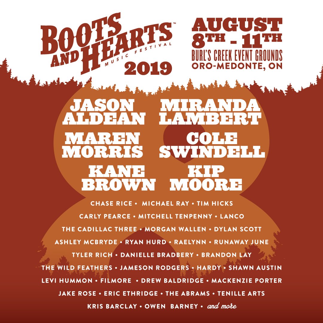 Proudly presenting your #Boots2019 Lineup 🙌 Grab your Tier 1 Tickets while they last! 

🎟Tickets + Info: bit.ly/Boots2019

*CONTEST* Like, Retweet + Tag your #BootsCrew for a chance to WIN 2 GA Weekend Tickets 👢❤️ Winners will be contacted Friday.