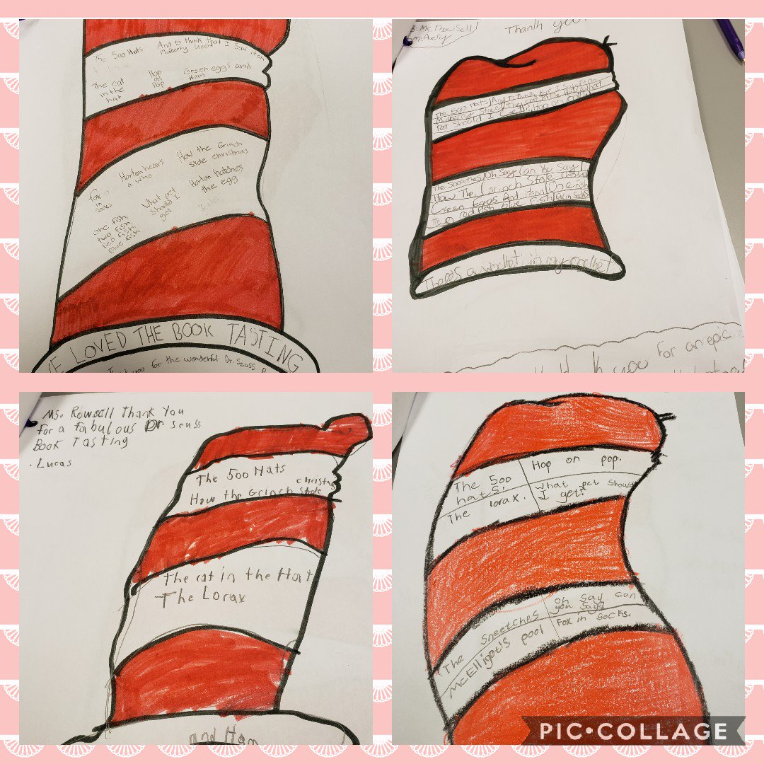 My heart is so full...received this beautiful book of thank yous from Ms. Randell-Dawe's class for the Dr. Seuss book tasting. #meanssomuch  #sosurprised  #rewardingjob
